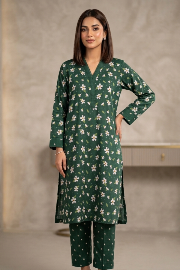 HOME 2PC Summer Lawn Dress-FP-LW-0001