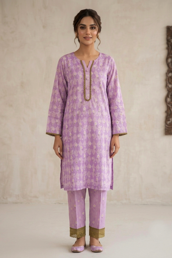 HOME 2PC Summer Lawn Dress-FP-LW-0002